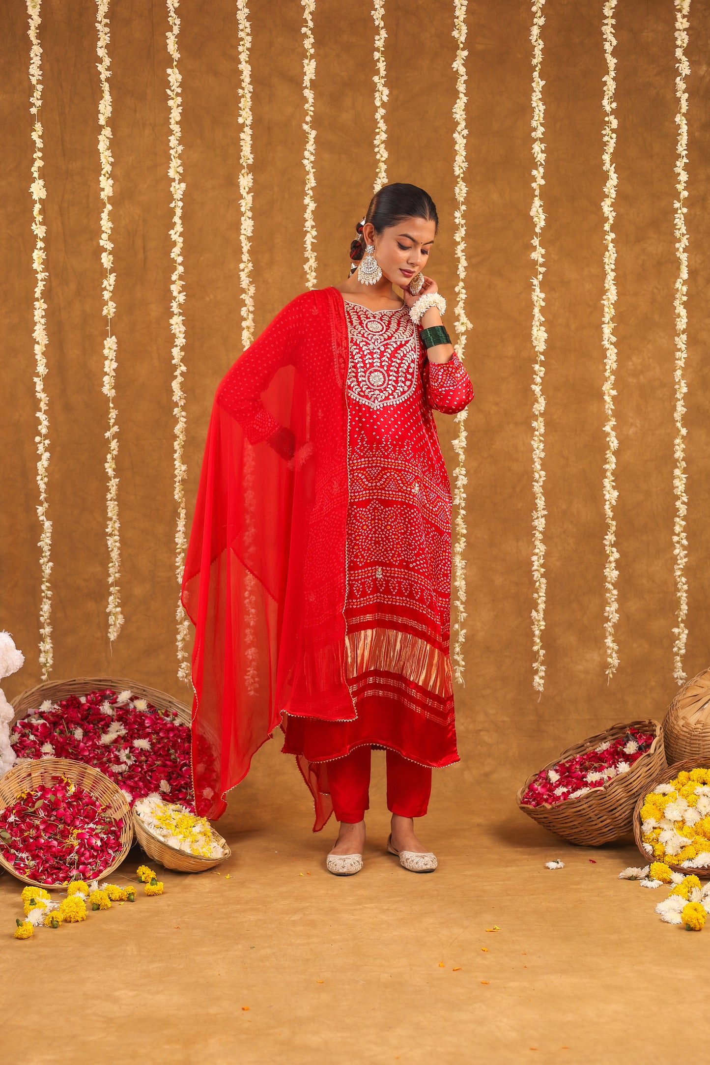 Regal Allure – Gaji Silk Handcrafted Suit Set