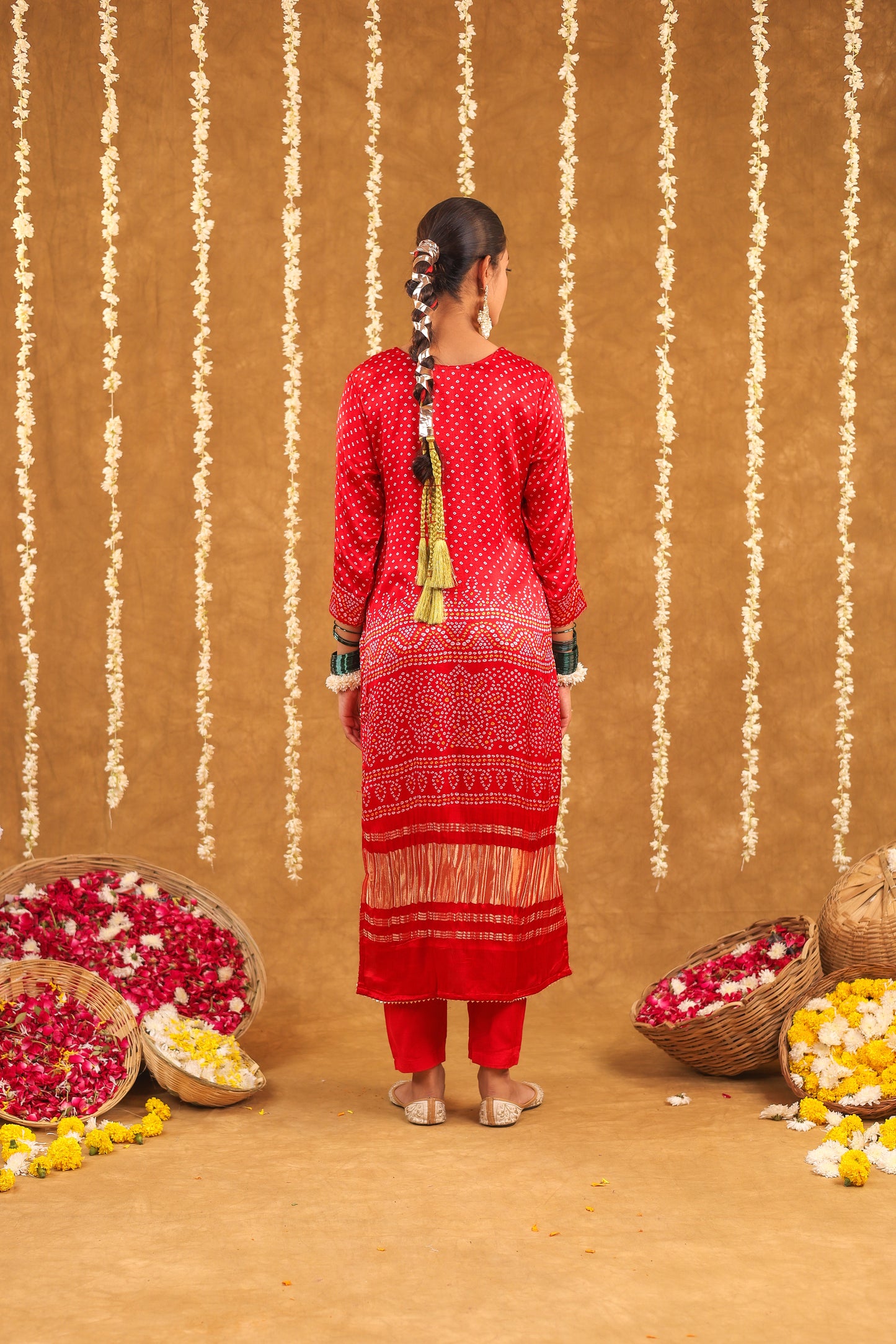 Regal Allure – Gaji Silk Handcrafted Suit Set