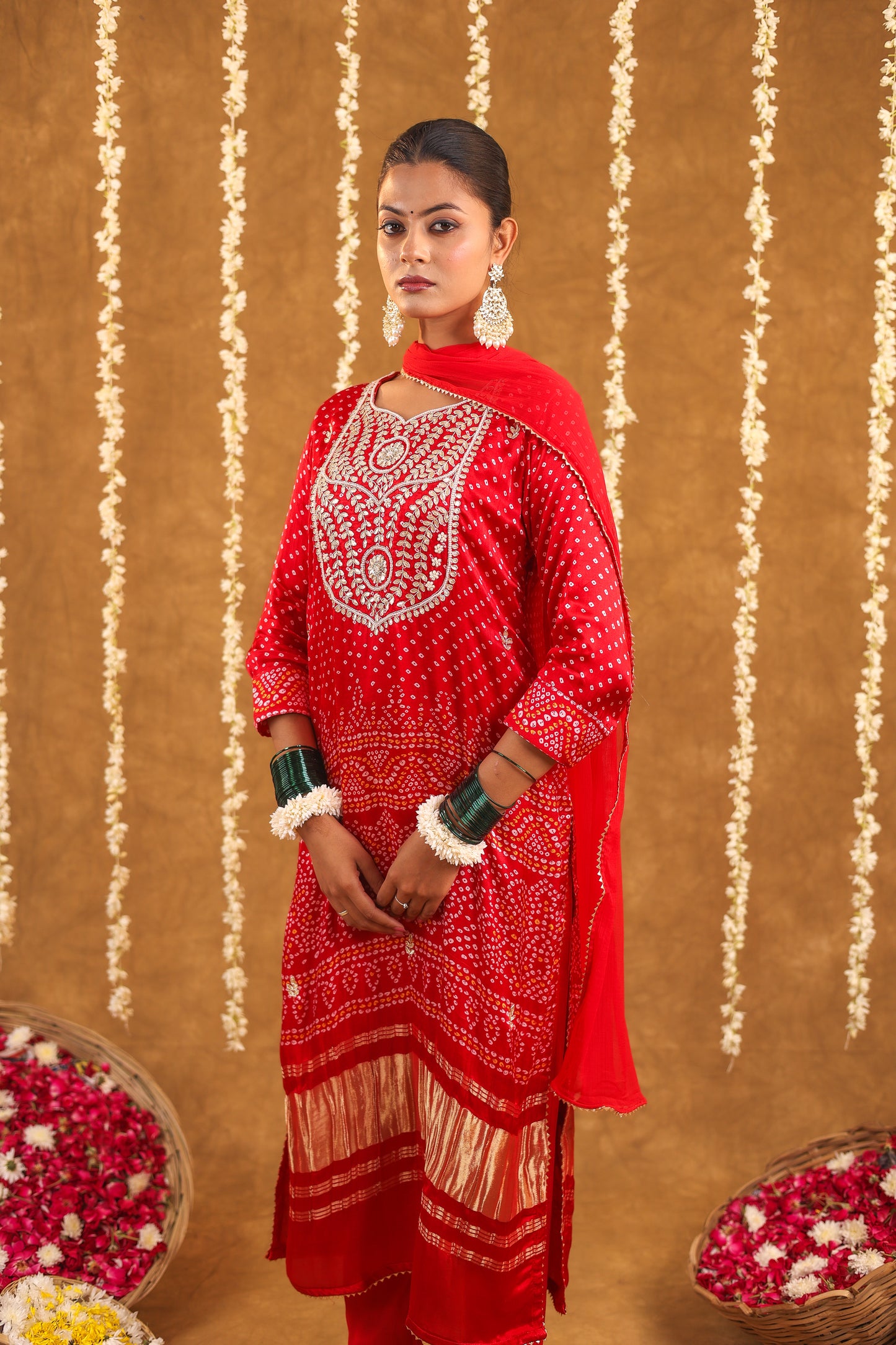 Regal Allure – Gaji Silk Handcrafted Suit Set