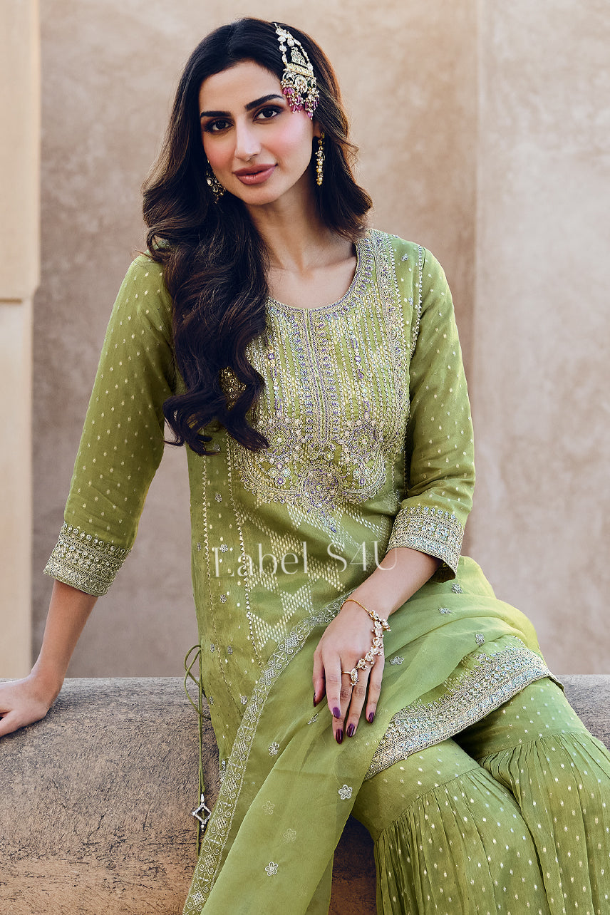 Shahzarin-Sharara Set