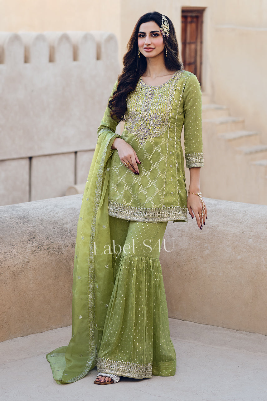 Shahzarin-Sharara Set
