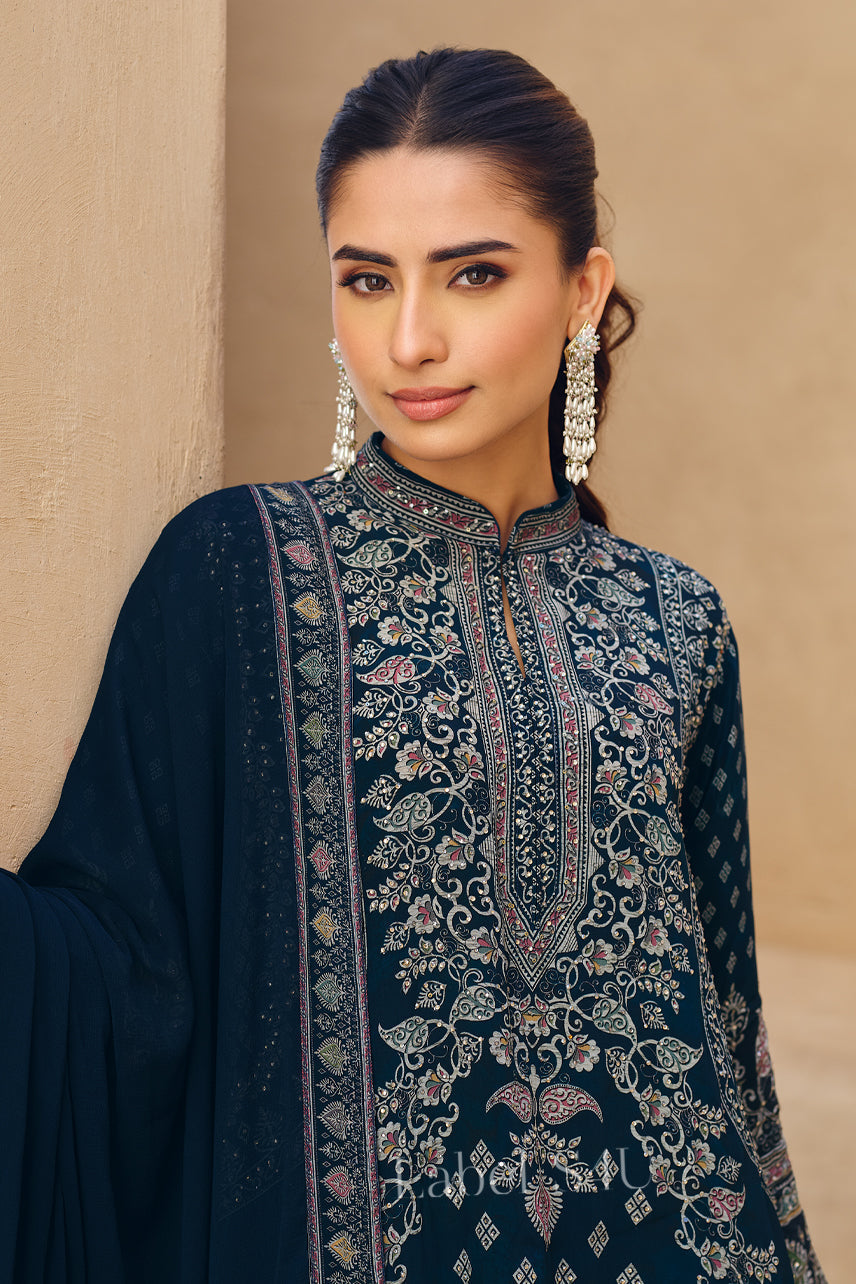 Zahra Zeenat-Palazzo Set