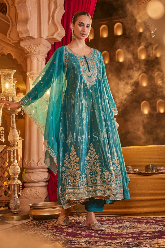 Majestic Peacock-Anarkali