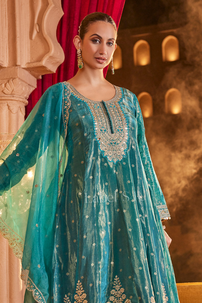 Majestic Peacock-Anarkali